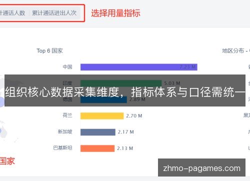 组织核心数据采集维度，指标体系与口径需统一